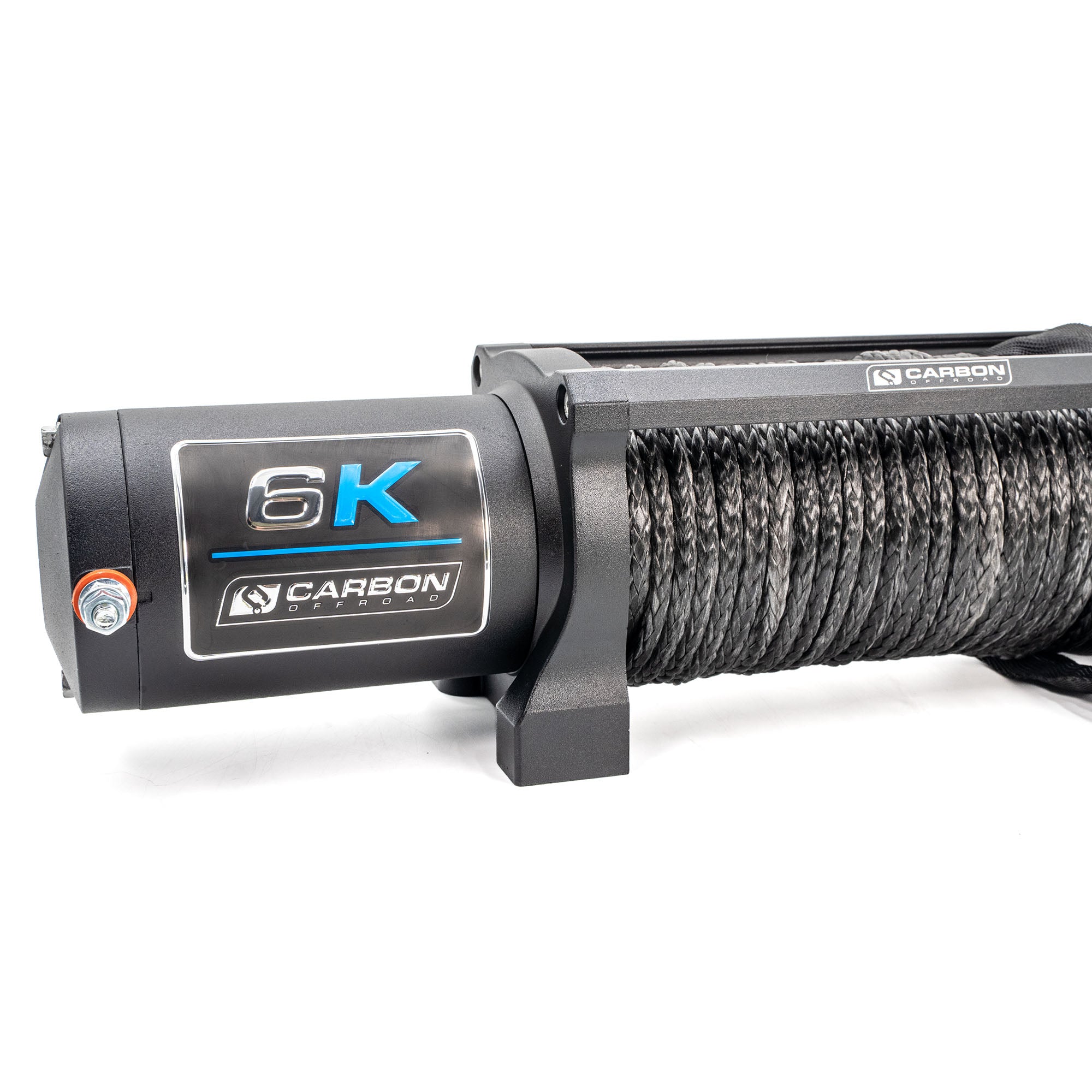 Image of Carbon Offroad Long Drum 6000lb ATV - Small 4X4 Winch