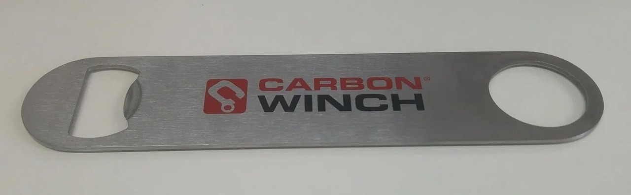 Carbon Winches Stainless Bottle Opener with Magnetic backing