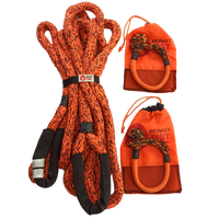 Thumbnail for Carbon 4x4 Kinetic Rope and 2 x Soft Shackle Combo Deal - CW-COMBO-HR1022-1474 5