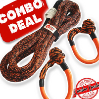 Thumbnail for Carbon 4m 14000kg Bridle Rope and 2 x Soft Shackle Combo Deal - CW-COMBO-HT0054-MFSS 2