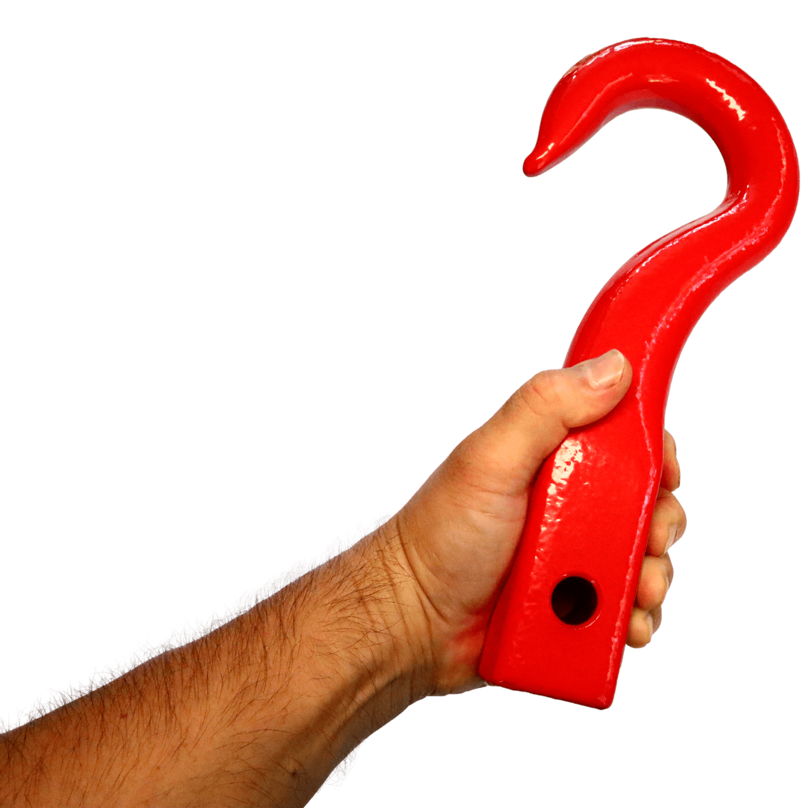Image of Carbon Shinbusta Forged Recovery Hook 8000kg - CW-REC-HOOK-RED 8