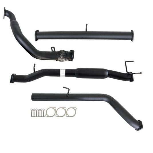 FORD RANGER PJ PK 2.5L & 3.0L 07 - 11 MANUAL 3" TURBO BACK CARBON OFFROAD EXHAUST WITH HOTDOG ONLY