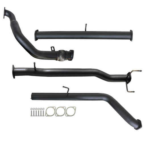 FORD RANGER PJ PK 2.5L & 3.0L 07 - 11 MANUAL 3" TURBO BACK CARBON OFFROAD EXHAUST PIPE ONLY