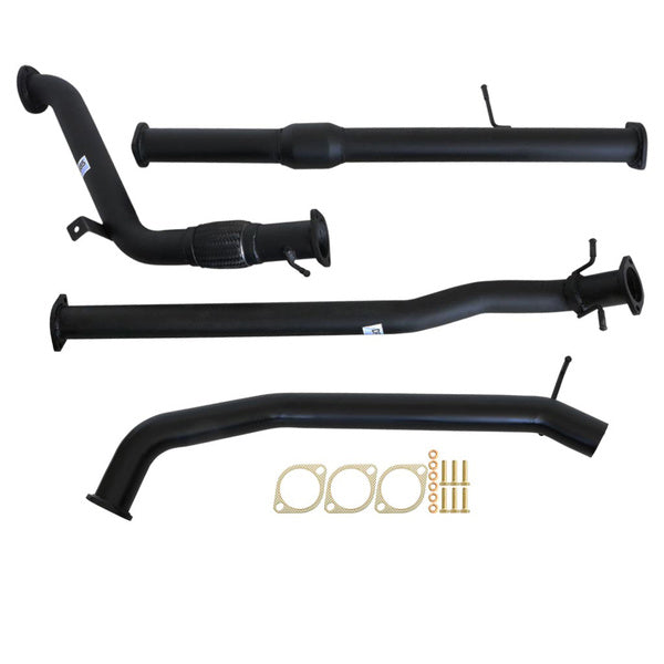 FORD RANGER PX 3.2L 9/2011 - 9/2016 3" TURBO BACK CARBON OFFROAD EXHAUST WITH CAT & PIPE - FD240-PC 2