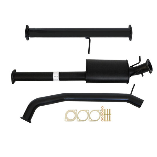 FORD RANGER PX 3.2L 10/2016>3" # DPF # BACK CARBON OFFROAD EXHAUST WITH MUFFLER ONLY