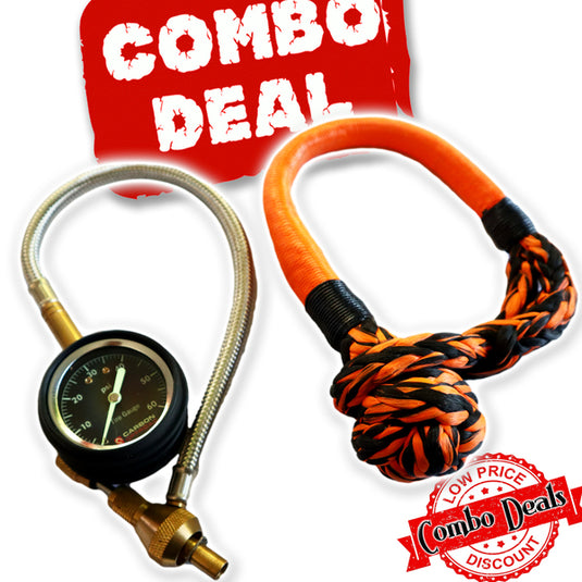 Carbon Tyre Deflator and Soft Shackle Combo Deal