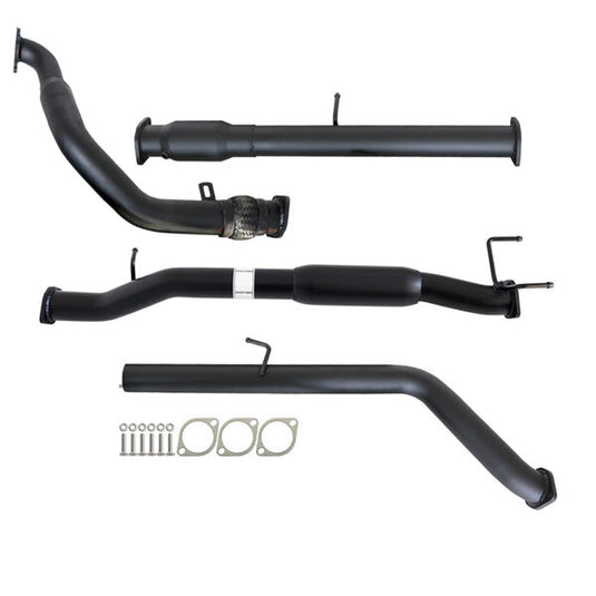 FORD RANGER PJ PK 2.5L & 3.0L 07 - 11 MANUAL 3" TURBO BACK CARBON OFFROAD EXHAUST WITH CAT & HOTDOG