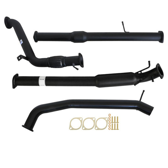 FORD RANGER PX 3.2L 9/2011 - 9/2016 3" TURBO BACK CARBON OFFROAD EXHAUST WITH CAT & HOTDOG