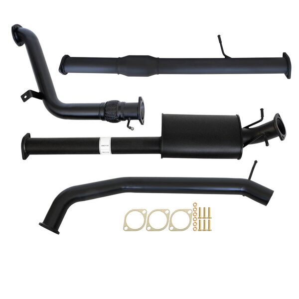 FORD RANGER PX 2.2L 9/2011 - 9/2016 3" TURBO BACK CARBON OFFROAD EXHAUST WITH MUFFLER & CAT - FD242-MC 3