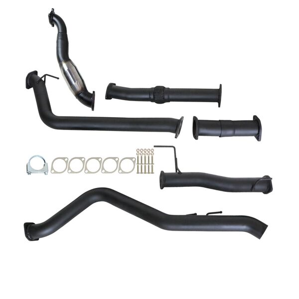 HOLDEN COLORADO RC 3.0L 4JJ1-TC 2008 - 2010 3" TURBO BACK CARBON OFFROAD EXHAUST CAT & NO MUFFLER - GM234-PC 2