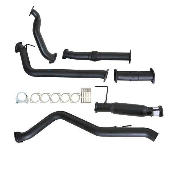 HOLDEN COLORADO RC 3.0L 4JJ1-TC 5/2010 - 5/2012 3" TURBO BACK CARBON OFFROAD EXHAUST WITH HOTDOG NO CAT - GM235-HO 2