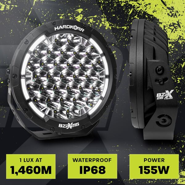 Load image into Gallery viewer, HARDKORR BZR-X SERIES 9? LED DRIVING LIGHTS (PAIR W/HARNESS)
