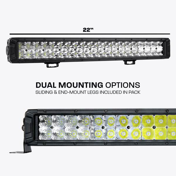 HARDKORR LIFESTYLE 22 DUAL ROW LED LIGHT BAR Carbon Offroad Buy