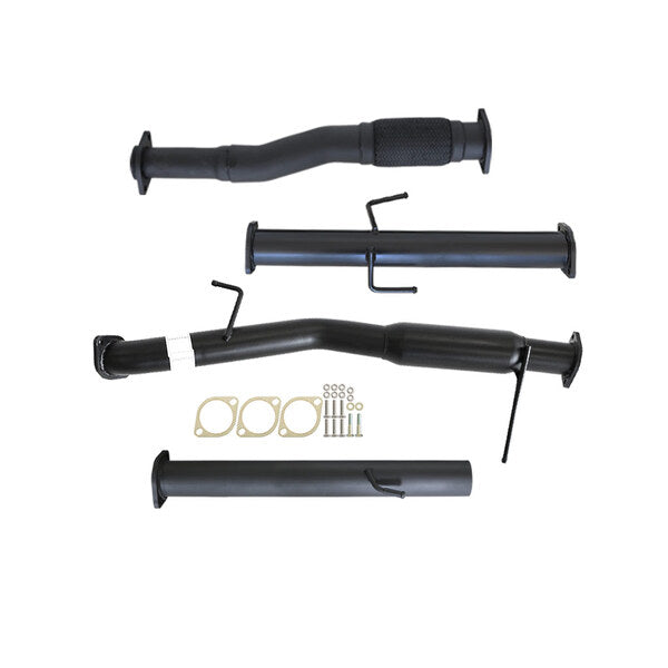 MITSUBISHI TRITON MQ, MR 2.4L 4N15 1/2015>3" # DPF # BACK CARBON OFFROAD EXHAUST WITH HOTDOG NO CAT - MI252-HO 2