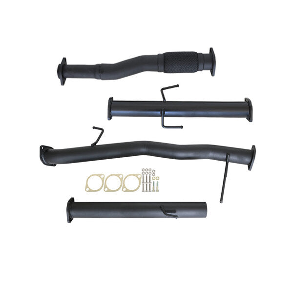 MITSUBISHI TRITON MQ, MR 2.4L 4N15 1/2015>3" # DPF # BACK CARBON OFFROAD EXHAUST WITH PIPE ONLY - MI252-PO 2