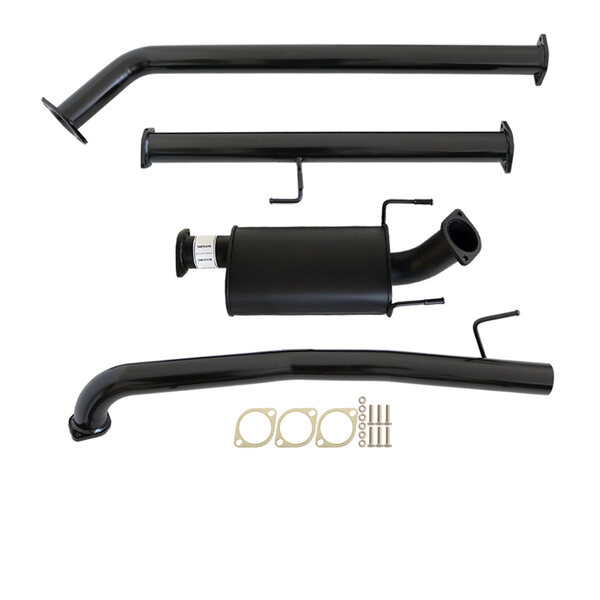 Fits Toyota HILUX GUN126/136R 2.8L 1GD-FTV 2015>3" #DPF# BACK CARBON OFFROAD EXHAUST WITH MUFFLER ONLY - TY253-MO 2