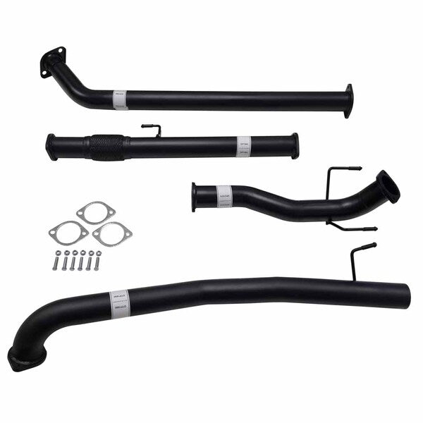 Load image into Gallery viewer, Fits Toyota HILUX GUN122/125R 2.4L 2GD-FTVTD 2017&gt;3&quot; #DPF# BACK CARBON OFFROAD EXHAUST WITH PIPE ONLY
