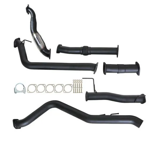 HOLDEN RODEO RA 3.0L 4JJ1-TC 1/2007 - 12/2008 3" TURBO BACK CARBON OFFROAD EXHAUST WITH CAT & PIPE
