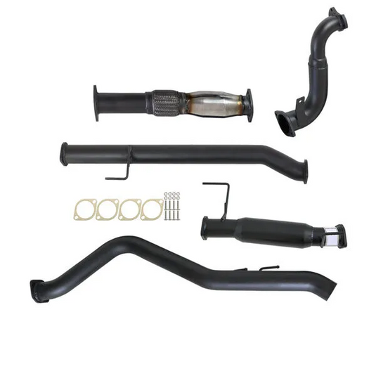 HOLDEN COLORADO RG 2.8L DURAMAX 6/2010 - 9/2016 3" TURBO BACK CARBON OFFROAD EXHAUST WITH CAT & HOTDOG