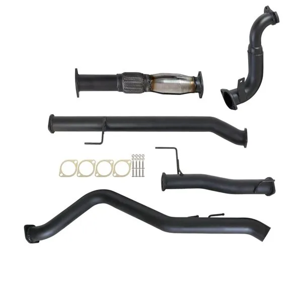 HOLDEN COLORADO RG 2.8L DURAMAX 6/2010 - 9/2016 3" TURBO BACK CARBON OFFROAD EXHAUST WITH CAT NO MUFFLER - GM237-PC 3