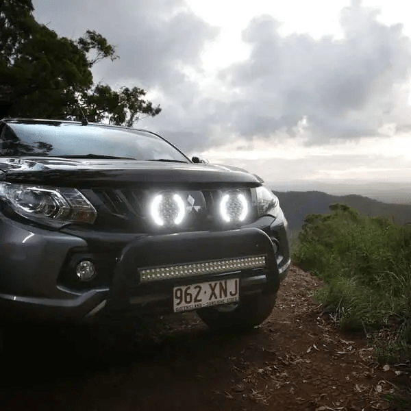 Image of HARDKORR BZR-X SERIES 7? LED DRIVING LIGHTS (PAIR W/HARNESS) - HKBZRX180 11