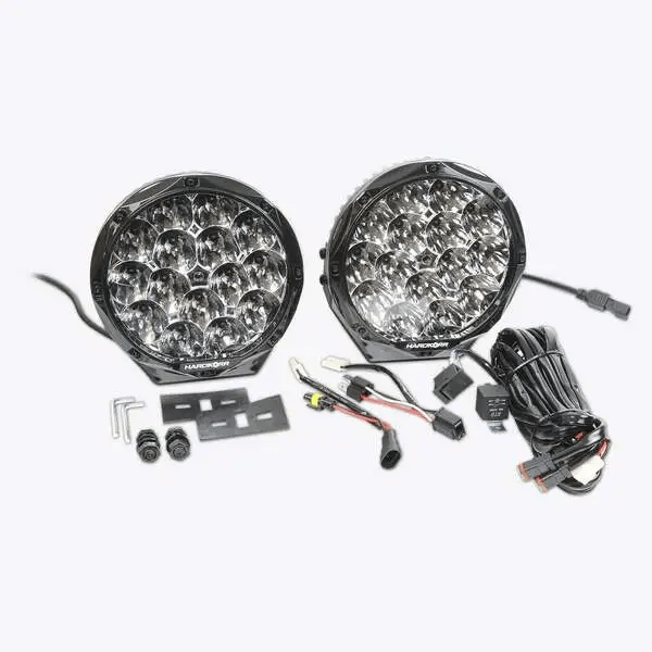 Image of HARDKORR LIFESTYLE 8.5? LED DRIVING LIGHTS (PAIR W/HARNESS) - HKLS1100 8