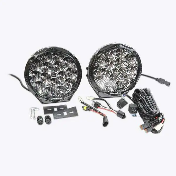 HARDKORR LIFESTYLE 8.5? LED DRIVING LIGHTS (PAIR W/HARNESS) - HKLS1100 8