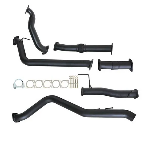 ISUZU D-MAX RC 3.0L 4JJ1-TC 2008 - 2010 3" TURBO BACK CARBON OFFROAD EXHAUST WITH PIPE ONLY