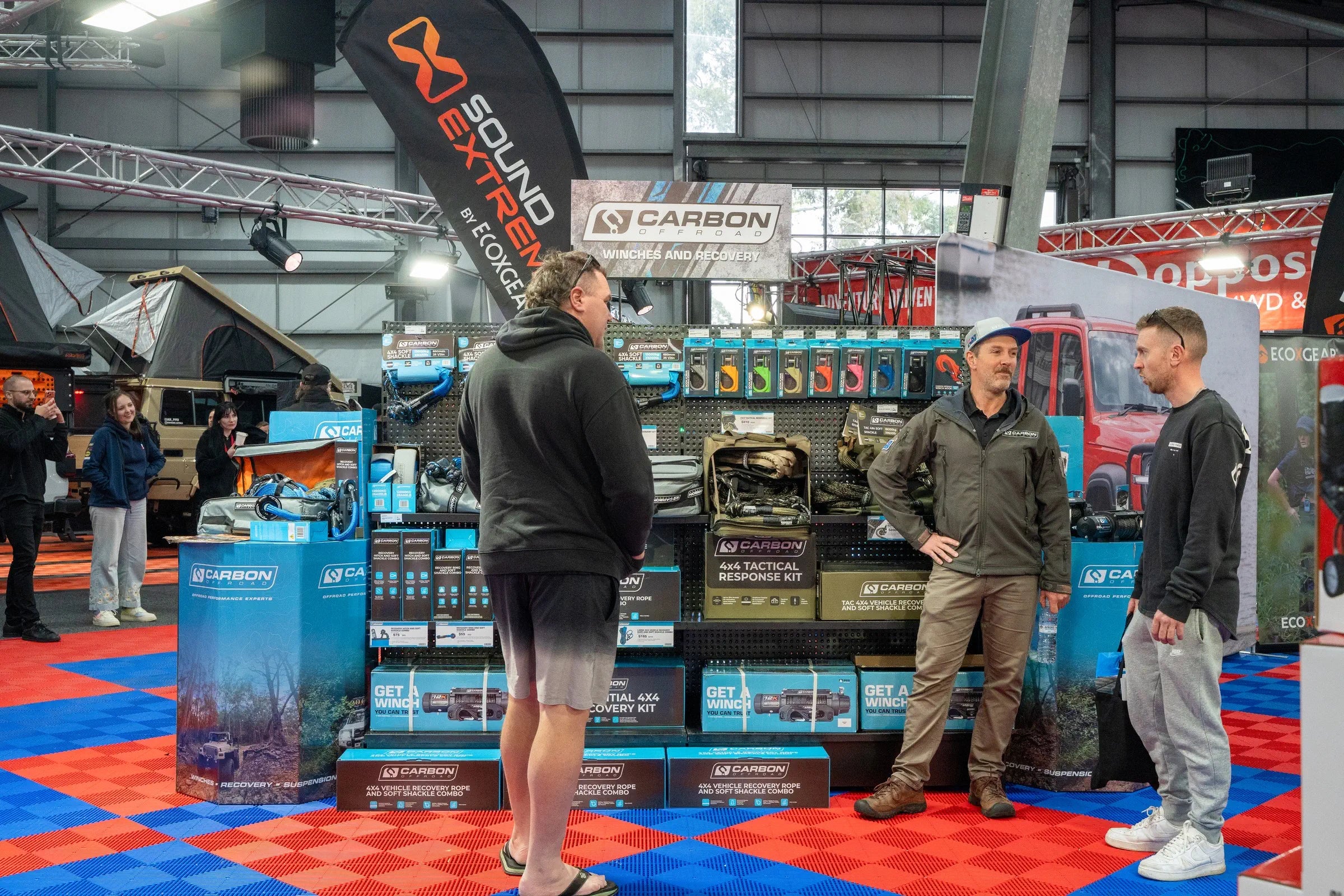 Melbourne 4x4 show 2026 carbon offroad action shot 10