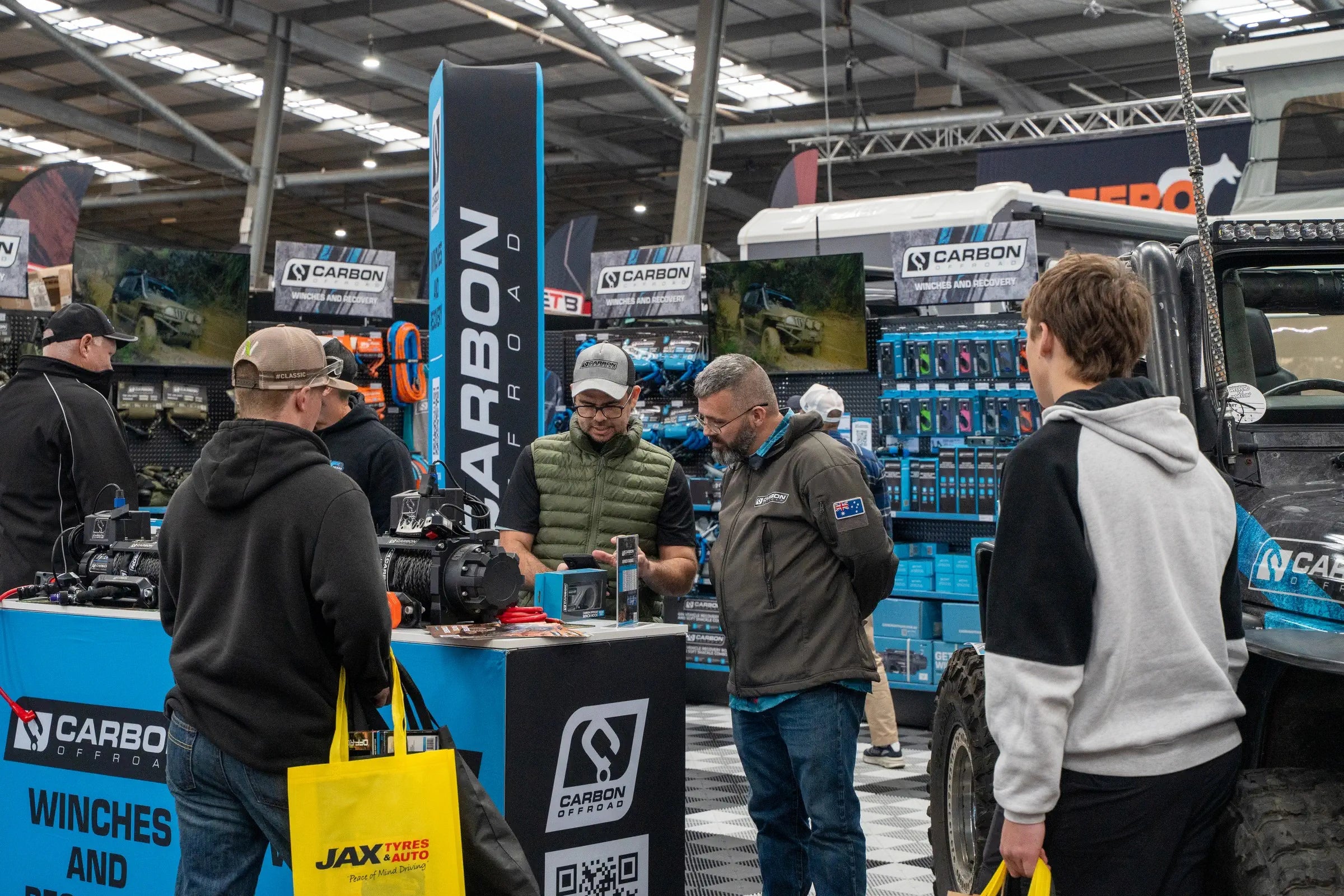 Melbourne 4x4 show 2026 carbon offroad action shot 13