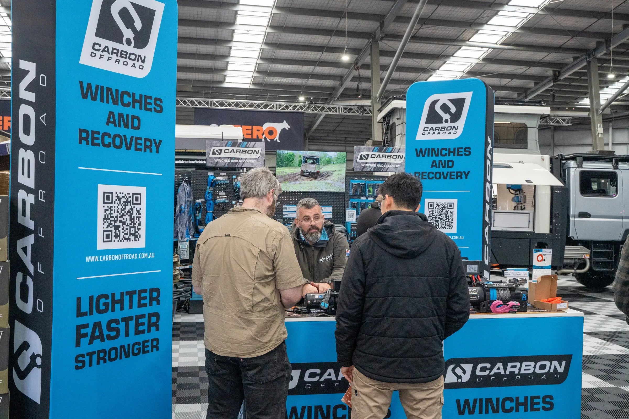 Melbourne 4x4 show 2026 carbon offroad action shot 15
