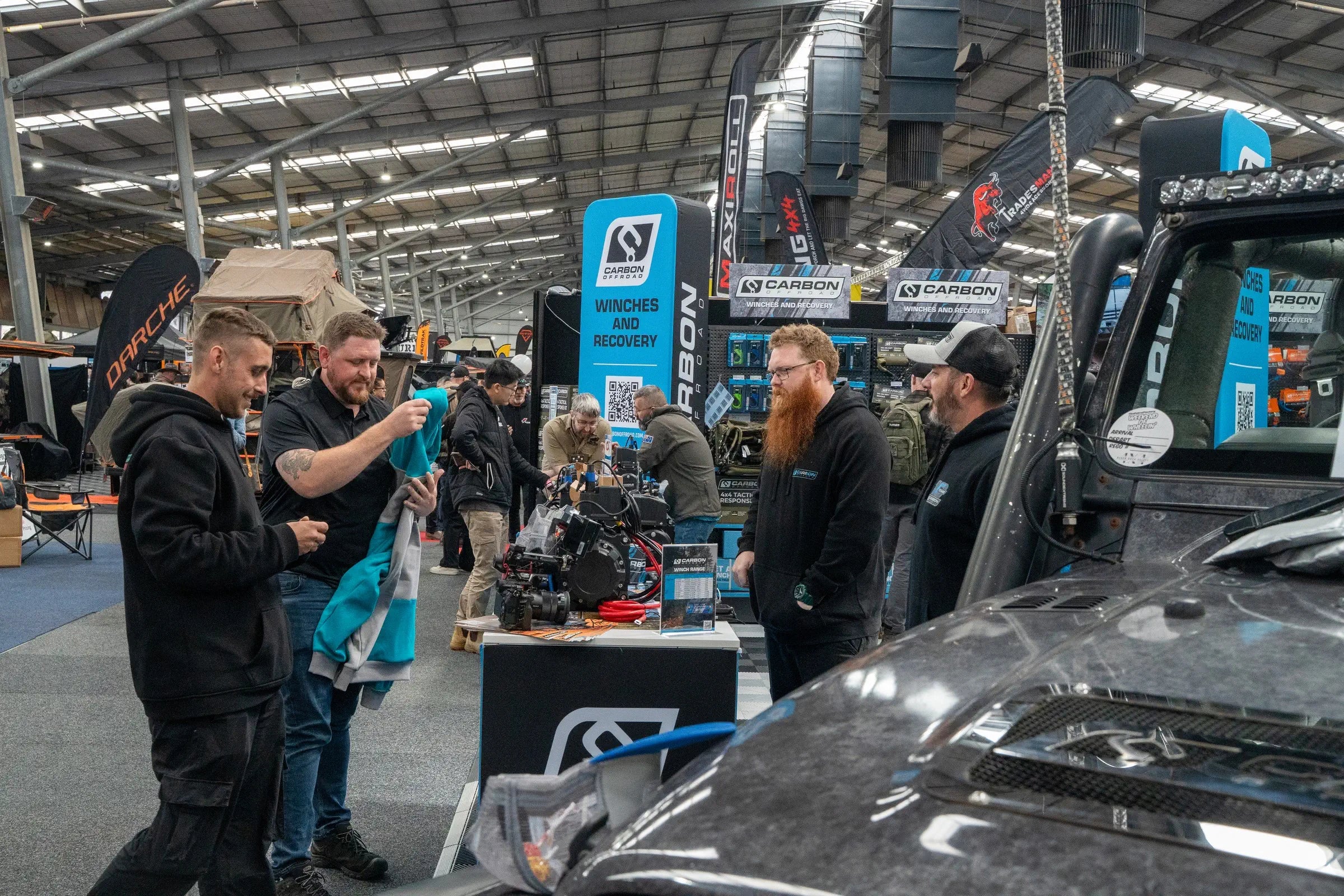 Melbourne 4x4 show 2026 carbon offroad action shot 16