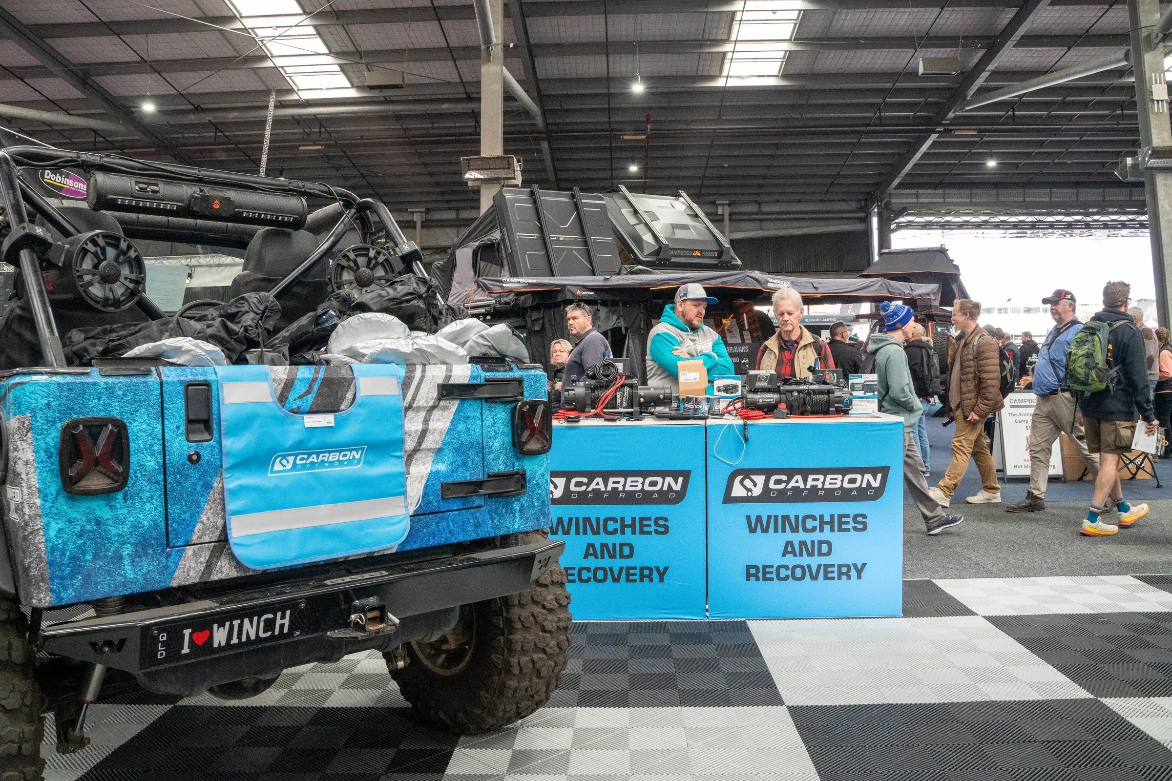 Melbourne 4x4 show 2026 carbon offroad action shot 17