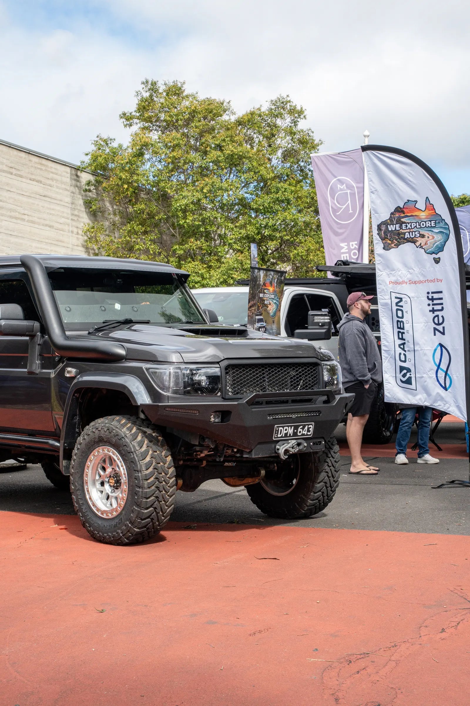 Melbourne 4x4 show 2026 carbon offroad action shot 18