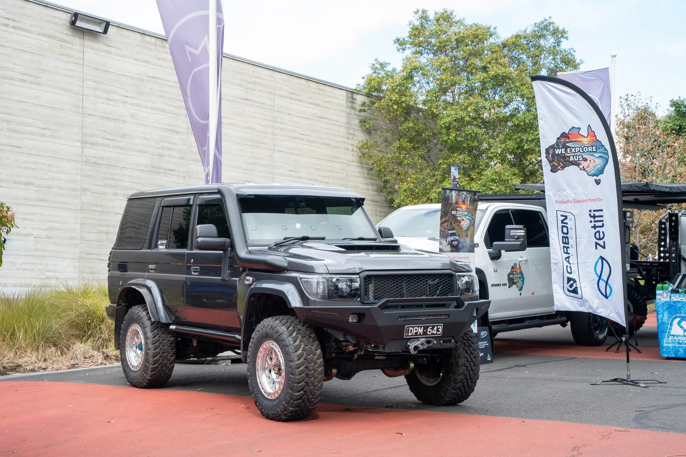 Melbourne 4x4 show 2026 carbon offroad action shot 26