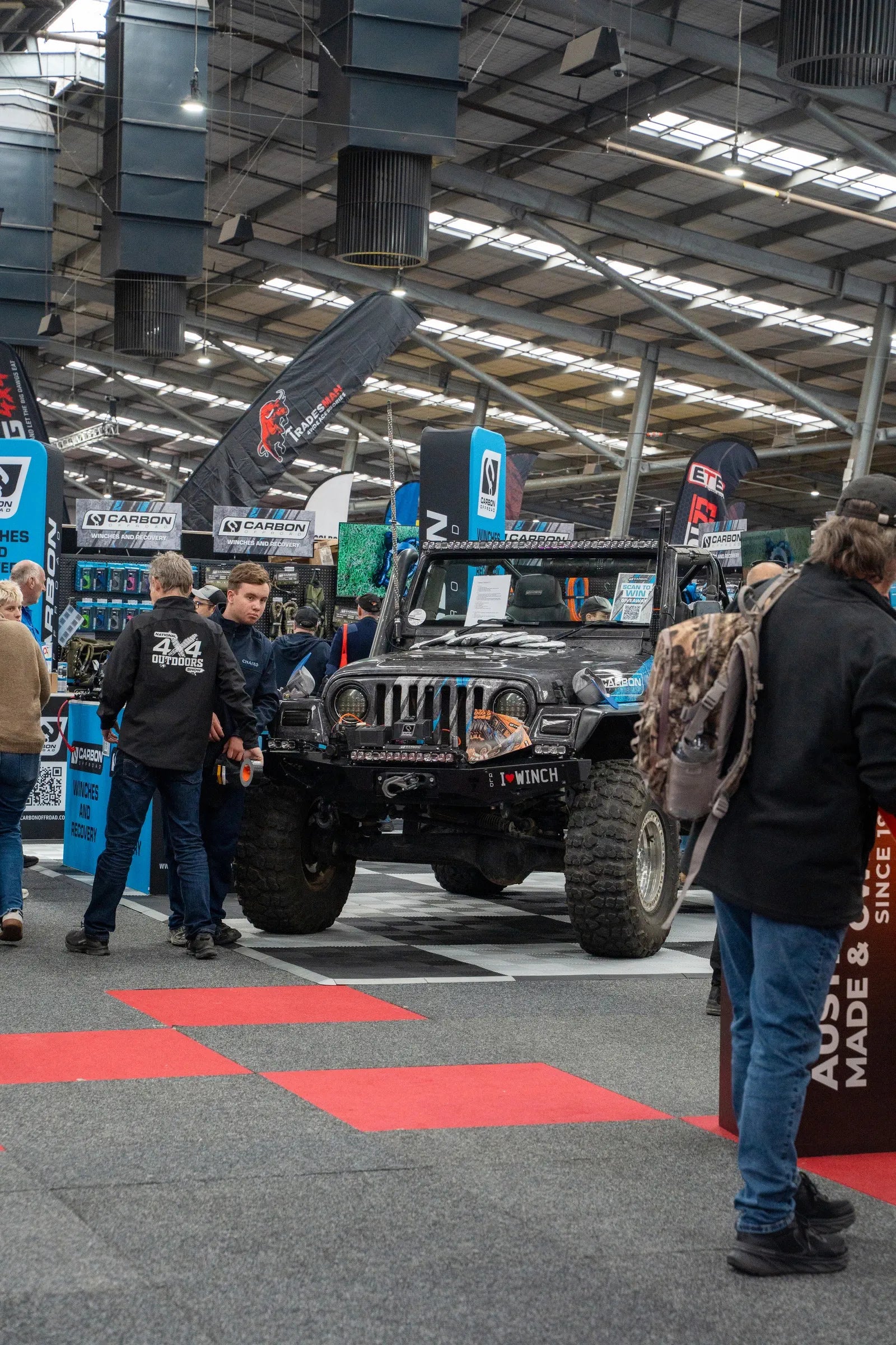 Melbourne 4x4 show 2026 carbon offroad action shot 35