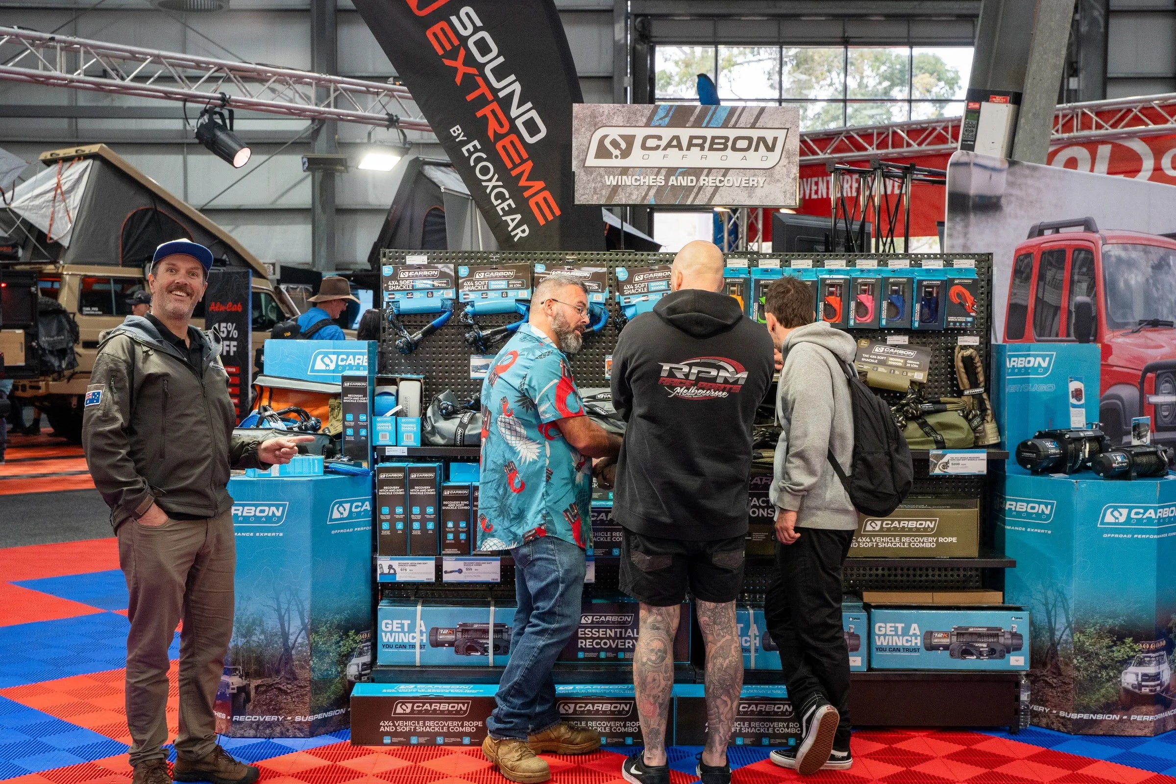 Melbourne 4x4 show 2026 carbon offroad action shot 39