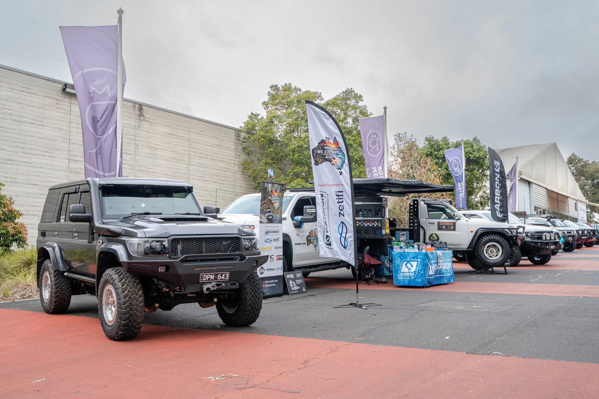 Melbourne 4x4 show 2026 carbon offroad action shot 43