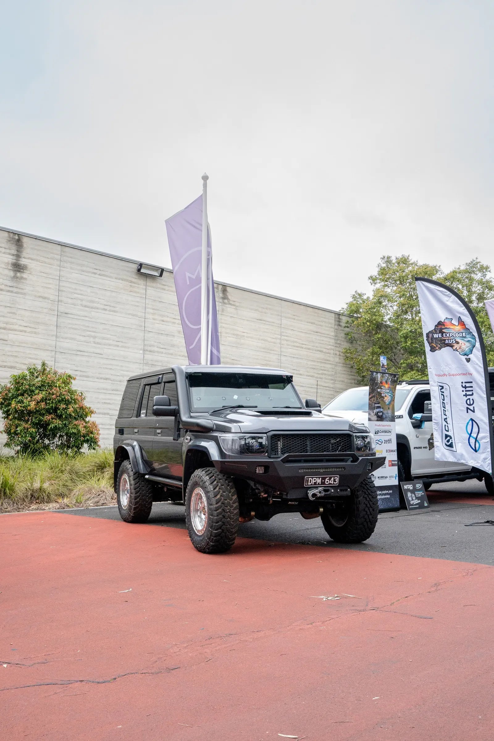 Melbourne 4x4 show 2026 carbon offroad action shot 44