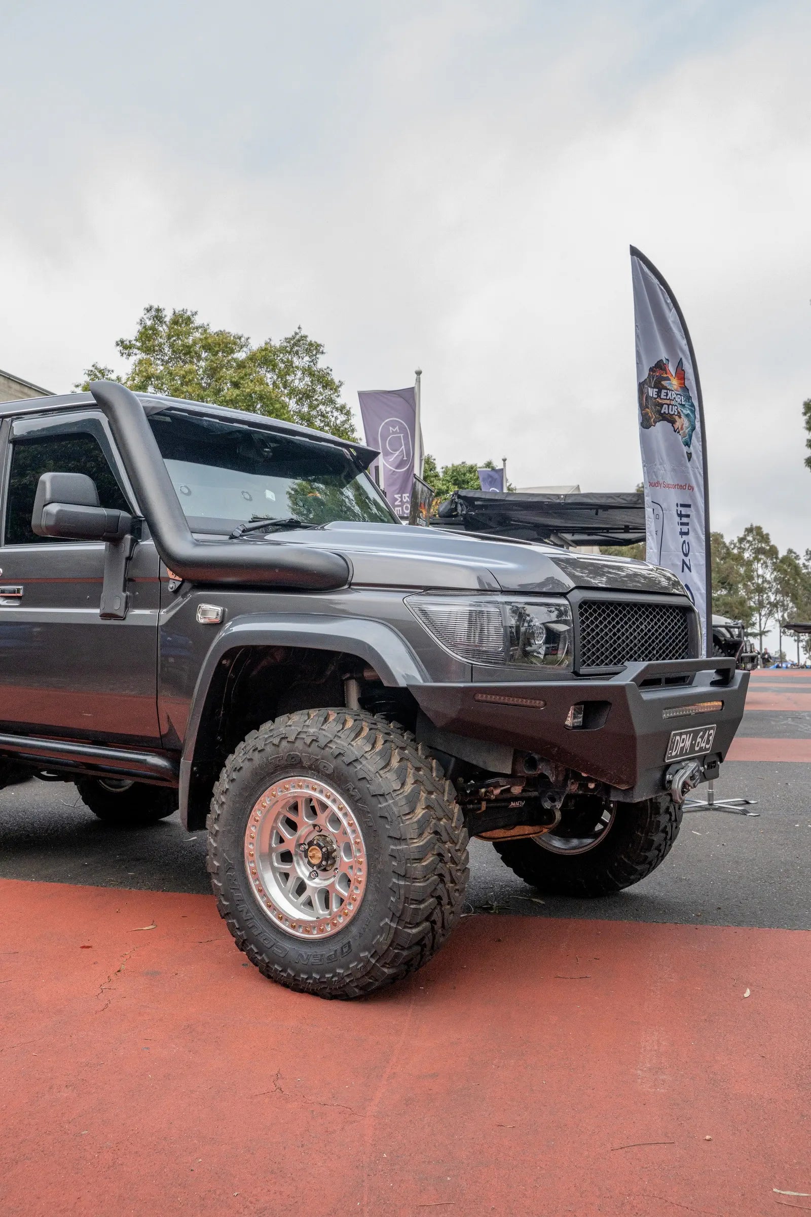 Melbourne 4x4 show 2026 carbon offroad action shot 45