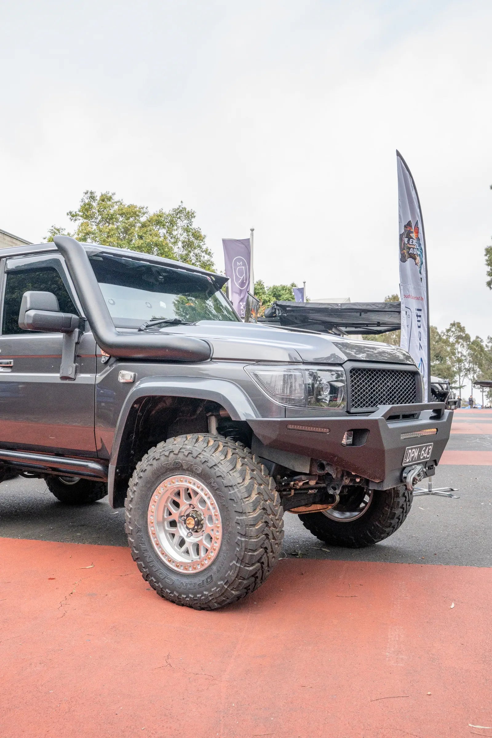 Melbourne 4x4 show 2026 carbon offroad action shot 46