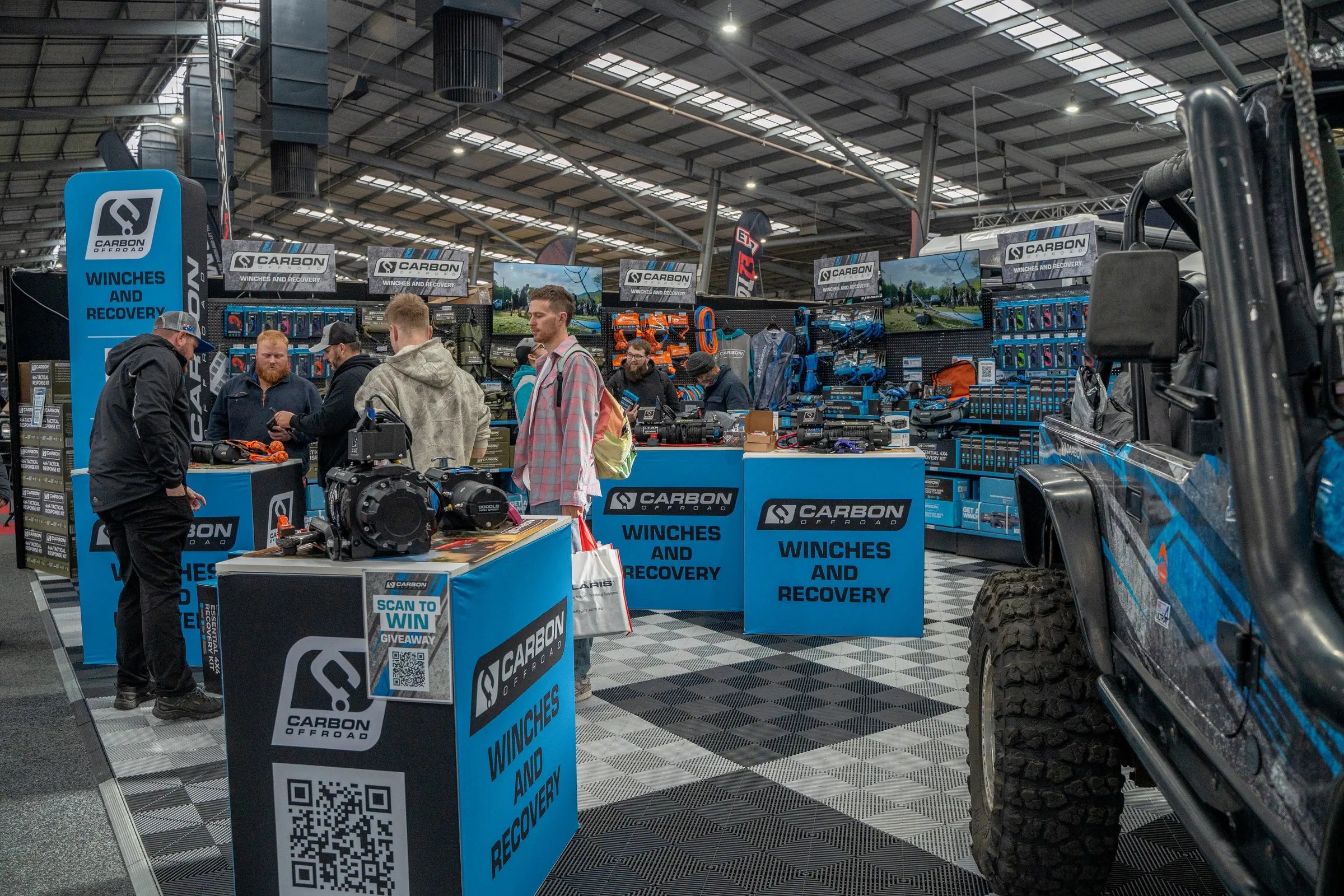 Melbourne 4x4 show 2026 carbon offroad action shot 66
