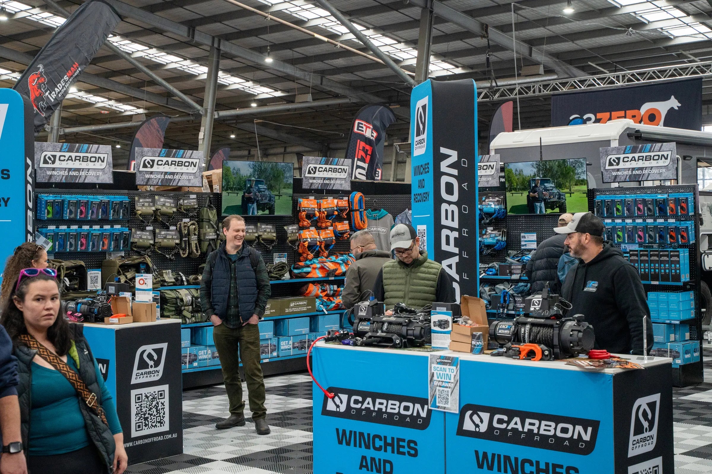 Melbourne 4x4 show 2026 carbon offroad action shot 9