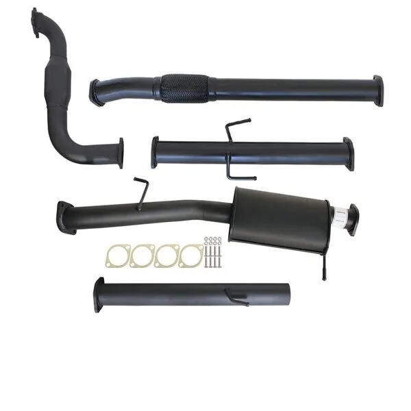 MITSUBISHI TRITON MN 2.5L 4D56 HP 7/2009 - 1/2015 3" TURBO BACK CARBON OFFROAD EXHAUST WITH CAT AND MUFFLER - MI250-MC 3