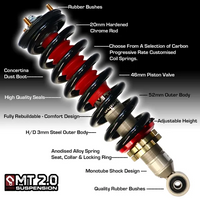 Thumbnail for MT2.0 Fits Toyota Prado 120 Series Landcruiser Front Adjustable Struts 2-3 Inch - MT20-TOYOTA-PRADO-120_FP 7