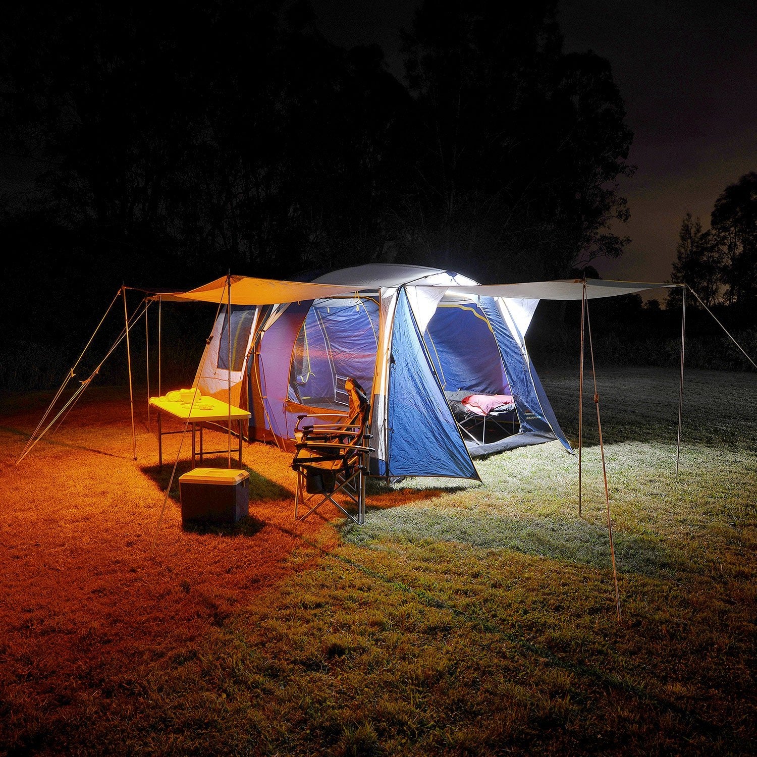 Image of HARDKORR 2 Bar Tri - Colour LED Camp Light Kit - CAMPKITOW2D 1 Hardkorr
