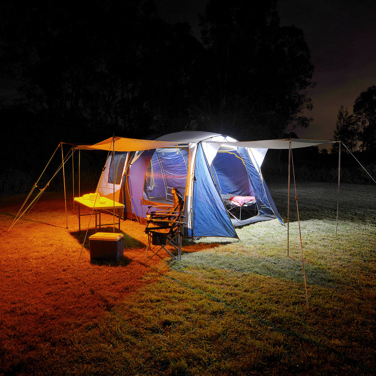 HARDKORR 2 Bar Tri-Colour LED Camp Light Kit