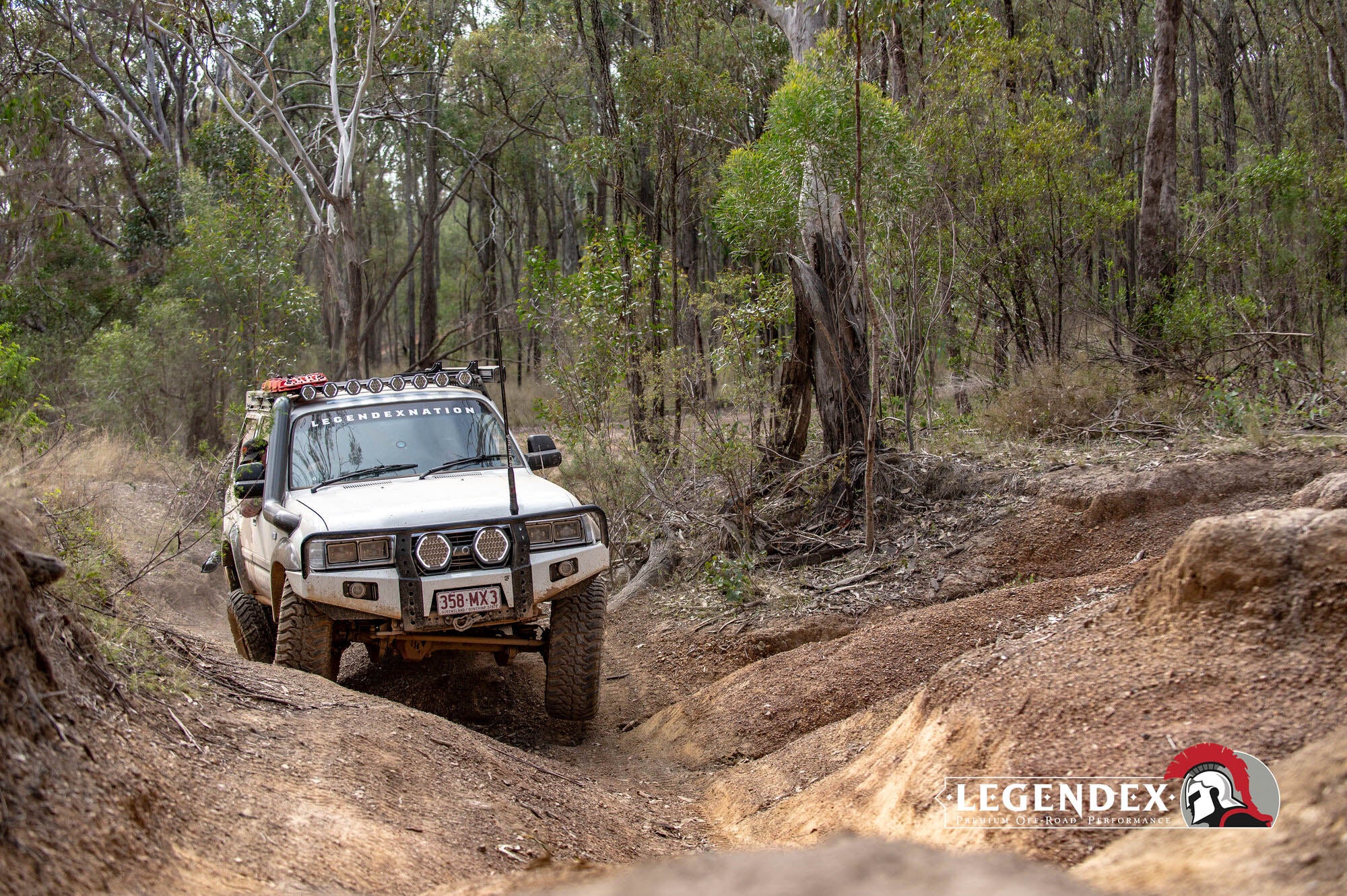 Patrol vs landcruiser the springs 2026 action shot 17