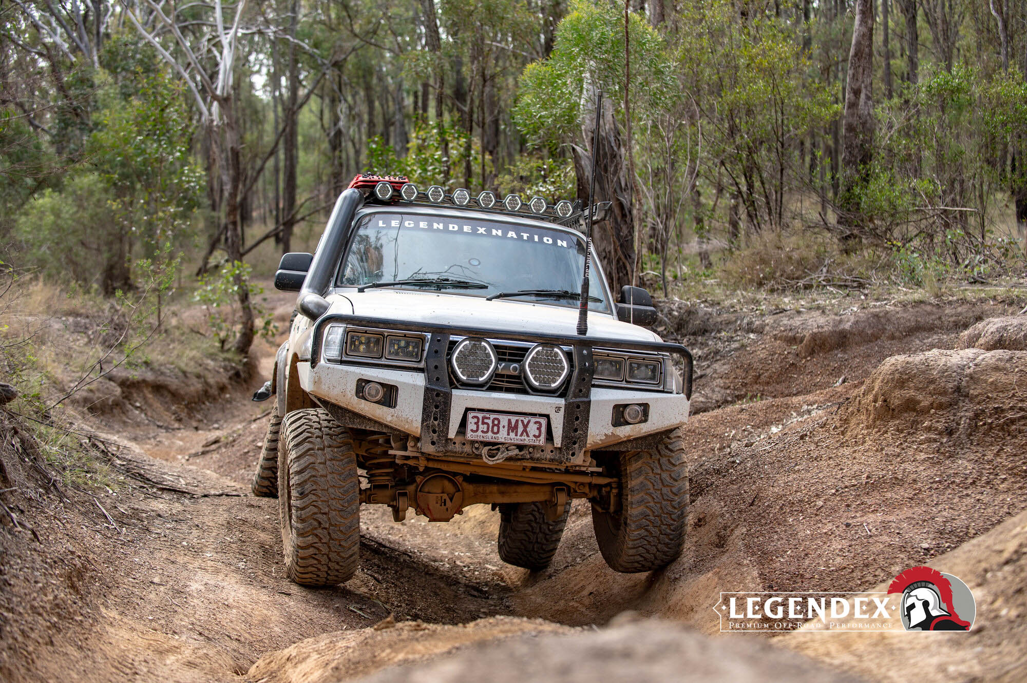 Patrol vs landcruiser the springs 2026 action shot 22