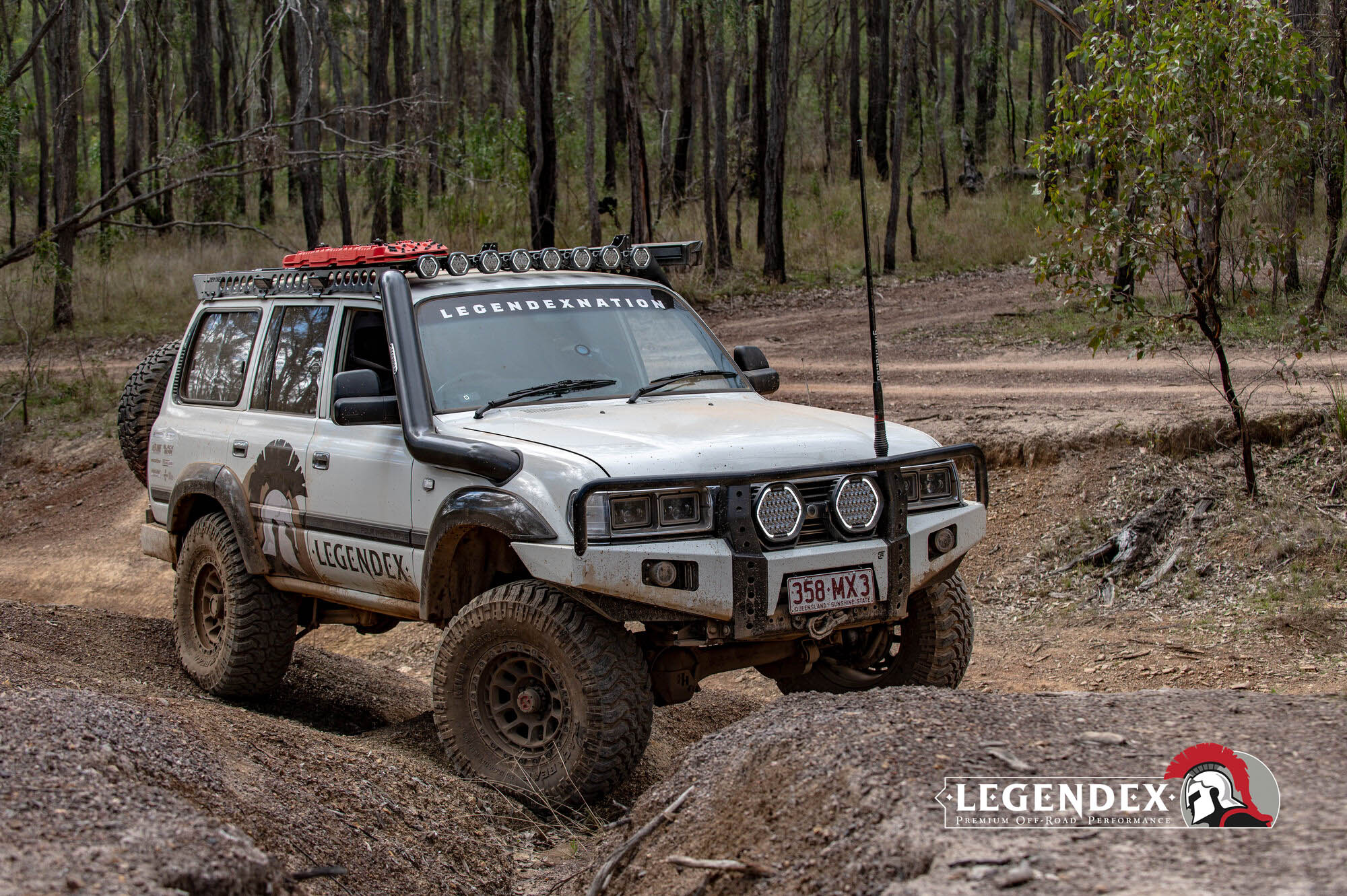 Patrol vs landcruiser the springs 2026 action shot 4